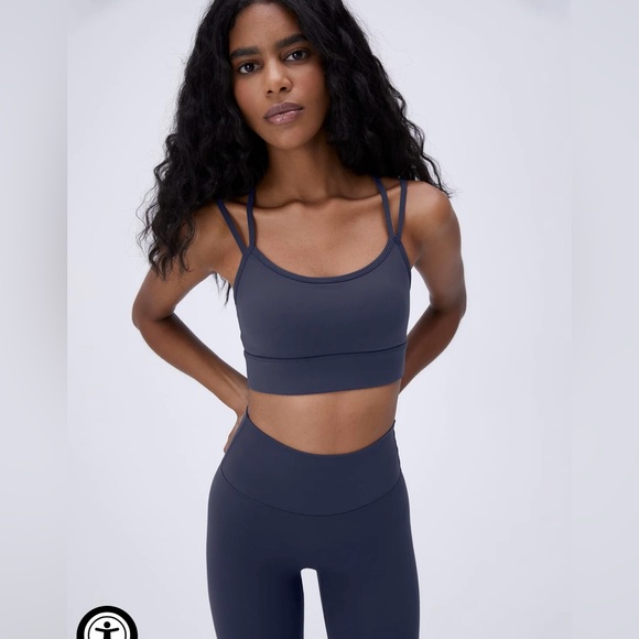 NWT Adanola Double Strap Sports Bra - Women’s Medium - White - SOLD OUT! - Picture 3 of 15